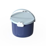 儿童玩具手提桶积木包装桶塑料桶12L食品PP圆型收纳桶礼品