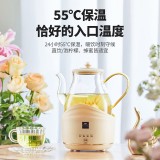康宁全玻璃电热水壶电水壶恒温家用烧水壶养生壶 办公室热牛奶保温壶烧水壶