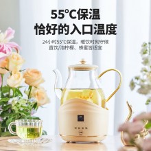 康宁全玻璃电热水壶电水壶恒温家用烧水壶养生壶 办公室热牛奶保温壶烧水壶