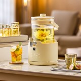 康宁大容量全玻璃花茶桶养生烧水壶水龙头养生壶煮茶壶多功能花茶壶 