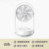 七彩叮当电风扇台式小型折叠空气循环扇卧室静音遥控挂壁风扇桌面壁挂悬浮扇