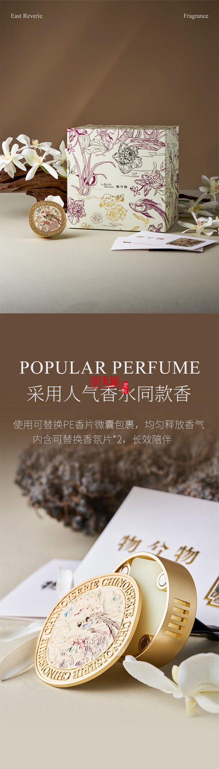 大英博物馆 - 东方梦境系列灵羽芳地香薰车载