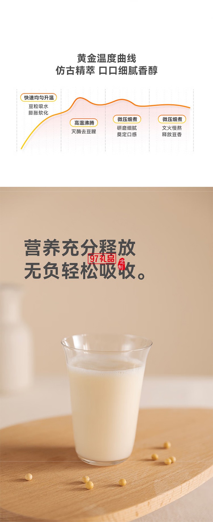 GLASSLOCK破壁机智频变速轻音降噪全自动豆浆机榨汁机料理机