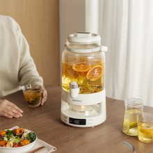 GLASSLOCK花茶电热水瓶养生壶带水龙头恒温玻璃煮果茶泡酒桶烧水壶
