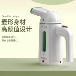 挂烫机蒸汽熨衣锅炉式加热大蒸汽纳米面板五孔蒸汽 白色