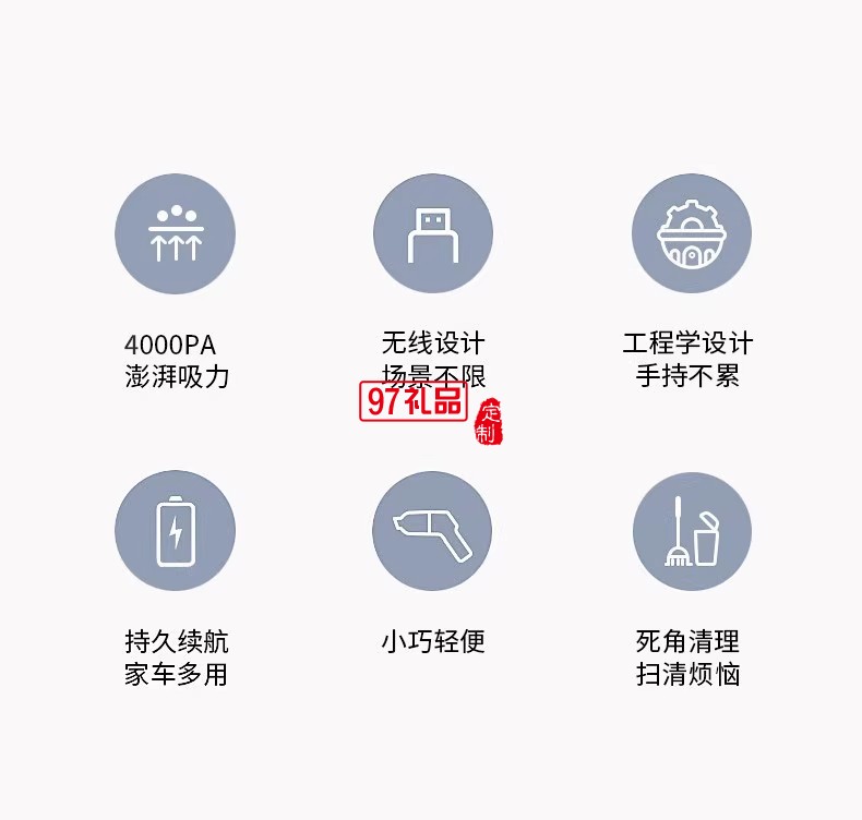 无线吸尘器便携家车多用持久续航死角清理负压真空