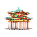 榫卯积木拼装模型亲子玩具古建筑模型礼品儿童男孩女孩礼物 敦煌胡旋殿