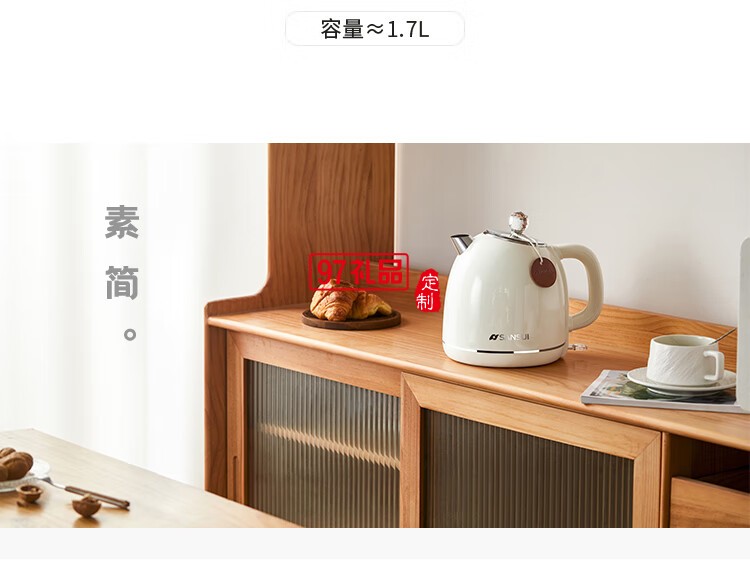 烧水壶电热水壶家用大容量304不锈钢复古烧水壶泡茶壶一体式快烧壶