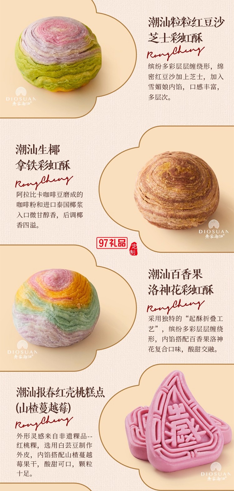 荣诚潮韵华章潮汕中秋礼盒传统糕点老式送礼