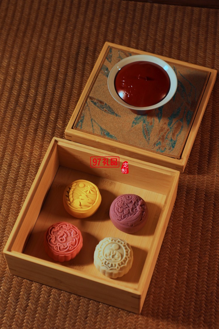 东方传承中秋礼盒包装盒高档双层手提月饼礼品冰皮月饼
