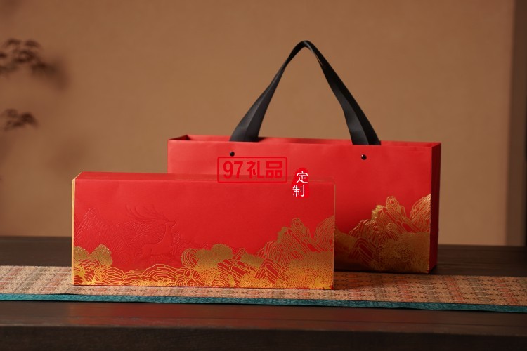 鹿鸣芳华新款月饼礼盒创意中秋节礼品盒高端国风月饼定制