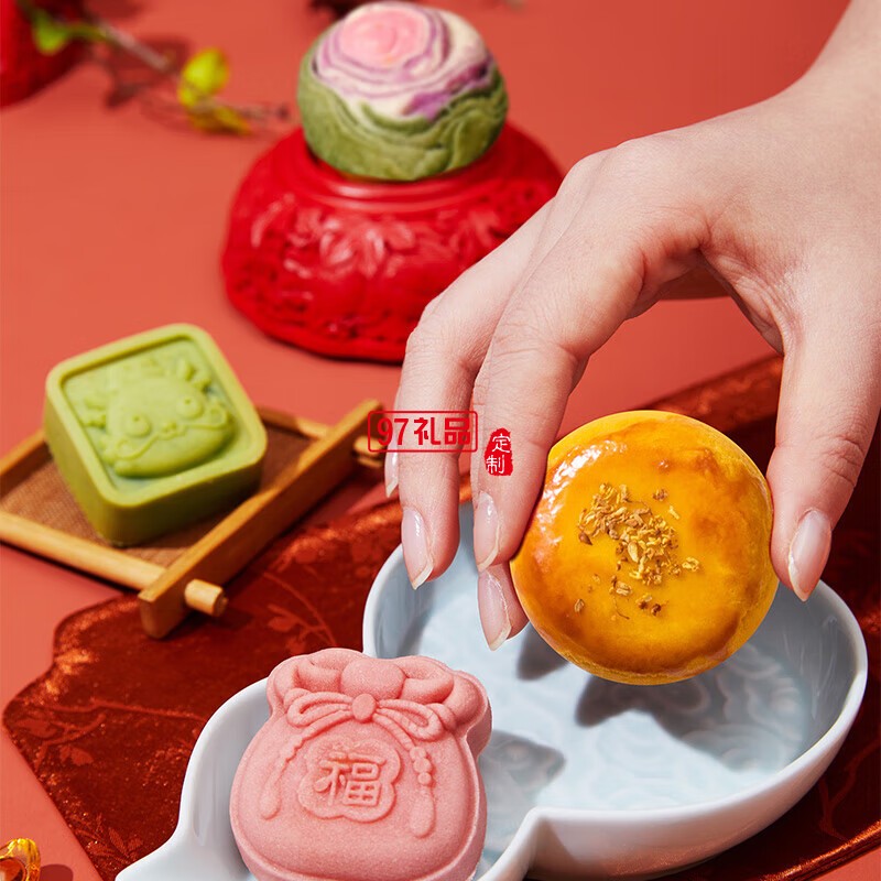 南宋胡记中式糕点心宝宝诞生零食定胜糕喜饼回礼结婚生日伴手礼盒