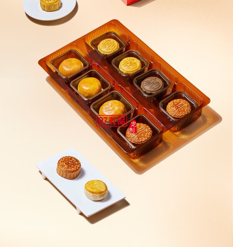 鲜品屋-500g鲜品莲月中秋礼盒2025（绿） *特价款