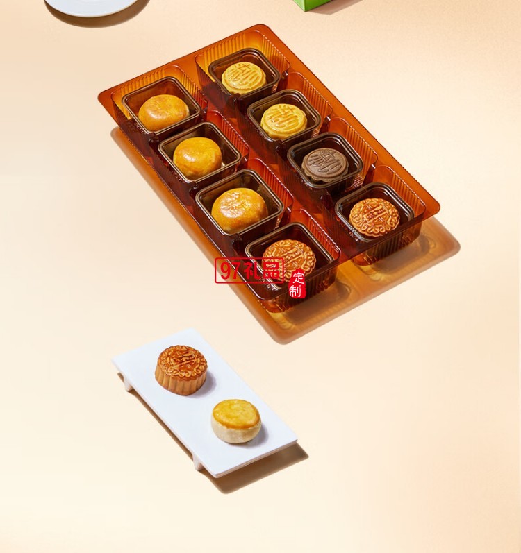 鲜品屋-500g鲜品莲月中秋礼盒2025（绿） *特价款