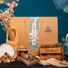 长岭尖长岭尖山货礼盒844g常年款干香菇黑木耳梅干菜