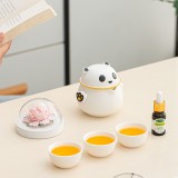 月满桂香时，把团圆揉进晚风里，熊猫茶具套组