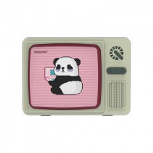 熊猫电视复古蓝牙小音箱HIFI级音效续航时间长小巧便携情人节生日礼物