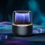 音乐曜石 蓝牙音箱 电脑桌面仿水晶琉璃4音响材质HIFI氛围灯