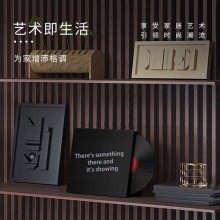 桌面歌词音箱悬浮字幕黑胶唱片蓝牙音响家用客厅卧室音响智能家居生日礼物 