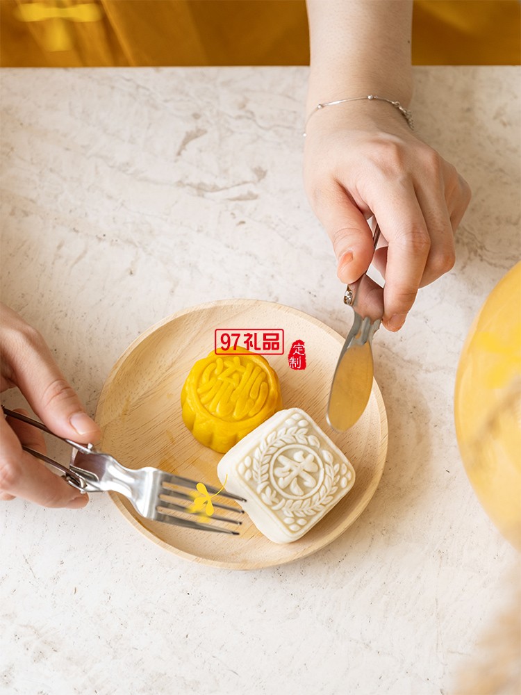 秋桂毛毡包月饼组合套装